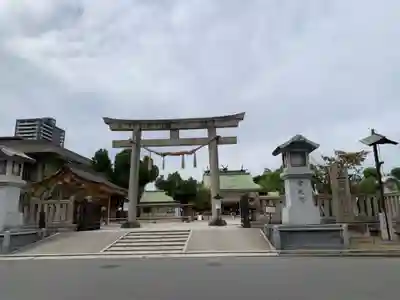 難波大社 生國魂神社の鳥居
