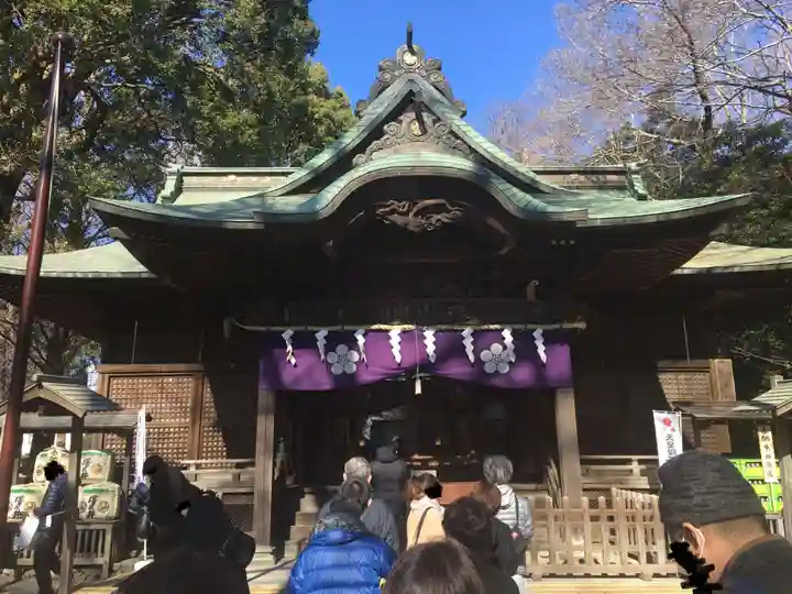 谷保天満宮の本殿・本堂