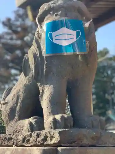 常陸第三宮　吉田神社の狛犬