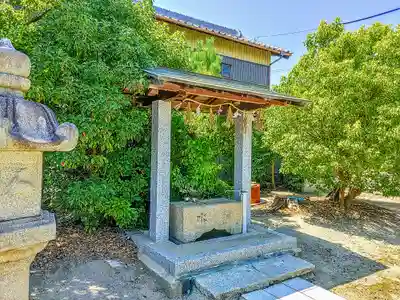 神明社(金棒神明社)の手水舎