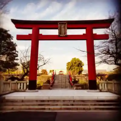 亀戸天神社の鳥居