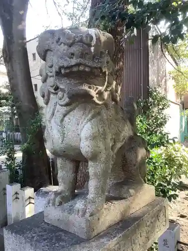 若宮八幡社の狛犬