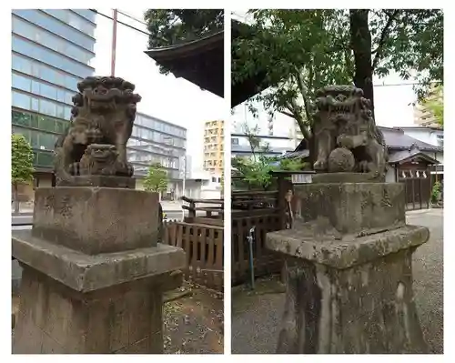 阿邪訶根神社の狛犬