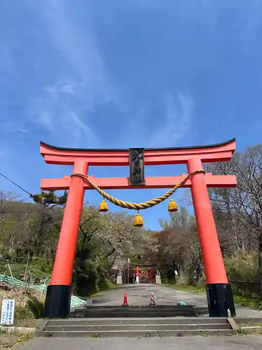 虻田神社の鳥居
