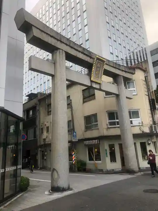 櫛田神社の鳥居