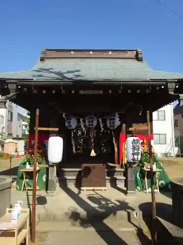 胡録神社の本殿・本堂