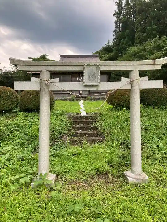 沓掛高龗神社の鳥居