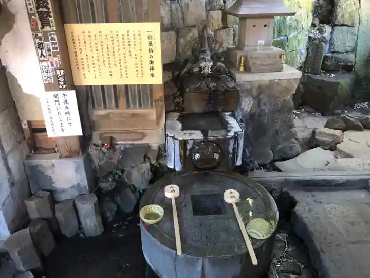 品川神社の手水舎
