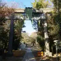 篠崎浅間神社の鳥居