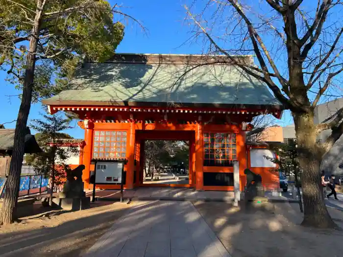 葛飾八幡宮の山門