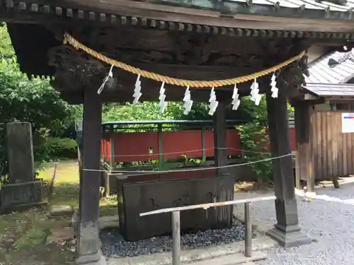 前玉神社の手水舎