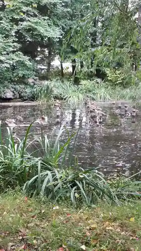 永山神社の庭園