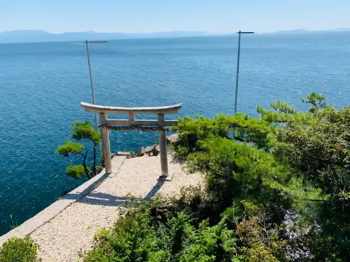 竹生島神社(都久夫須麻神社)の鳥居