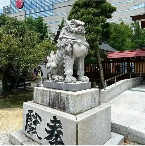 警固神社の狛犬