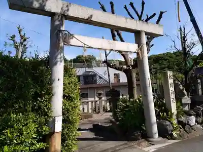 松岡神社の鳥居