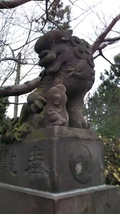 検見川神社の狛犬