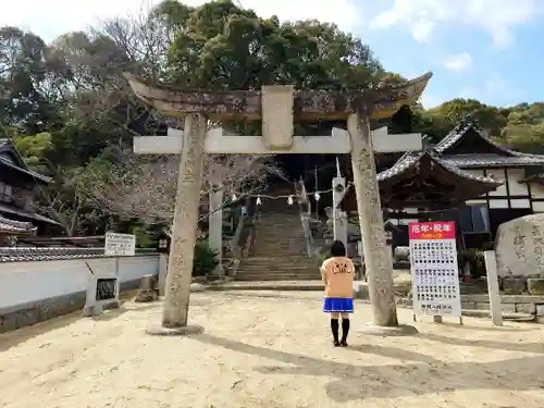 勝岡八幡神社の鳥居
