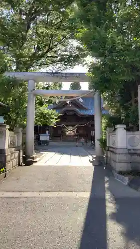 伊勢崎神社の鳥居