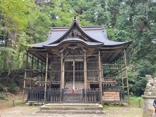 平泉寺白山神社の本殿