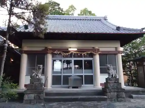 朝明神社の本殿・本堂