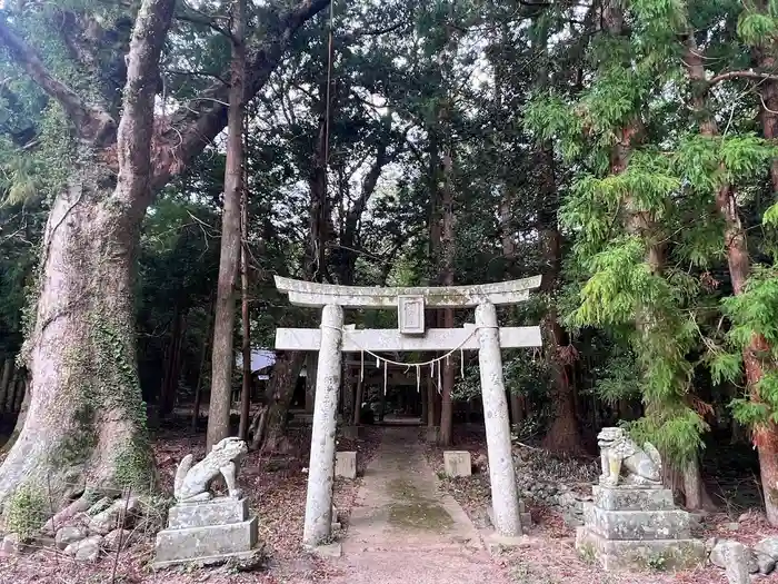 太祝詞神社の鳥居