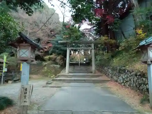 唐澤山神社の鳥居