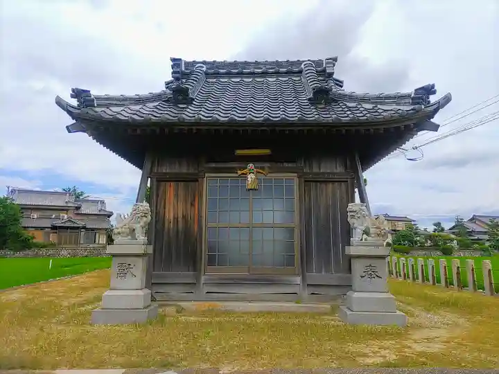 津島社の本殿・本堂