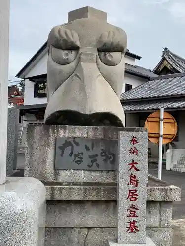 大杉神社の狛犬