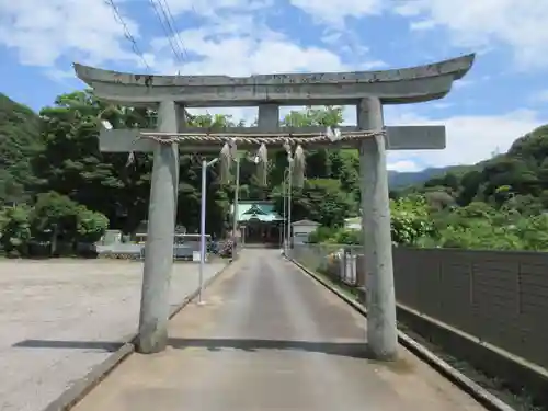 部田神社の鳥居