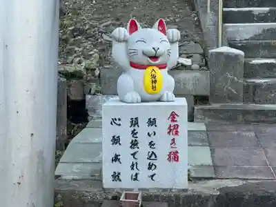 鹿角八坂神社の像