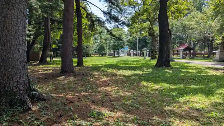 十勝護国神社の庭園