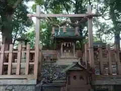 白山社の鳥居