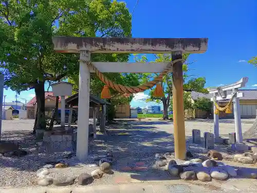 神明社（市子神明社）の鳥居