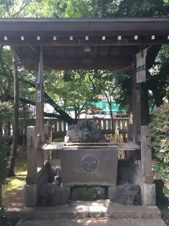 武蔵野八幡宮の手水舎
