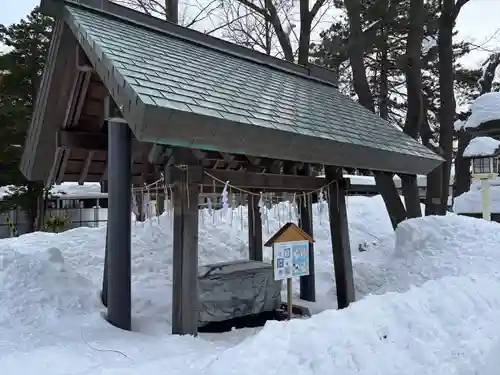 新琴似神社の手水舎
