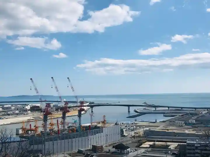 鹿島御児神社の景色