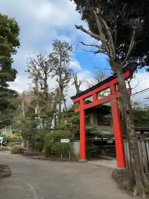 井草八幡宮の鳥居