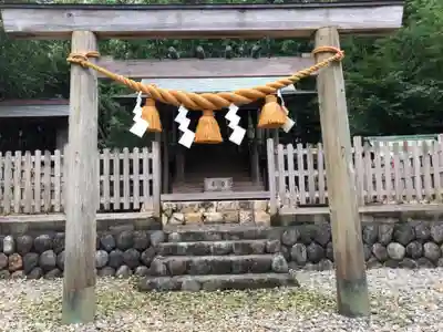 初生衣神社の本殿・本堂