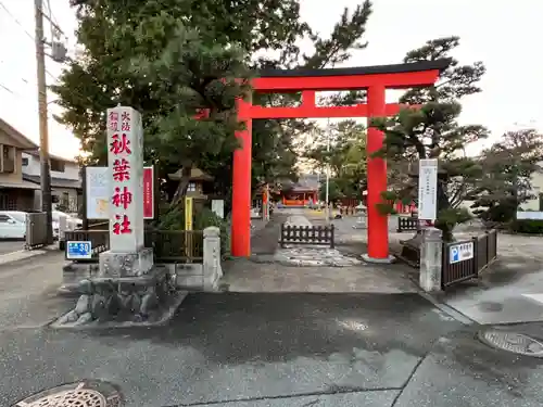 浜松秋葉神社の鳥居