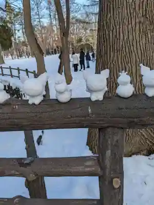 北海道神宮の像