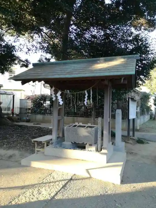 天照神社の手水舎