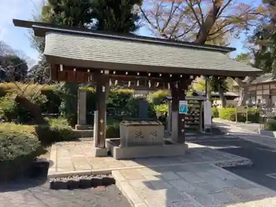 松陰神社の手水舎