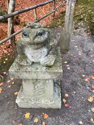 中尊寺の狛犬