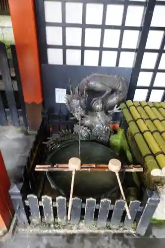 鞍馬寺の手水舎