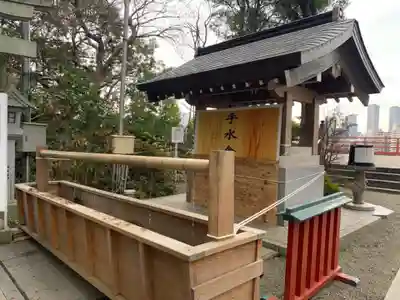 多摩川浅間神社の手水舎