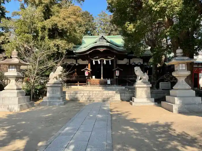 河内國魂神社の本殿