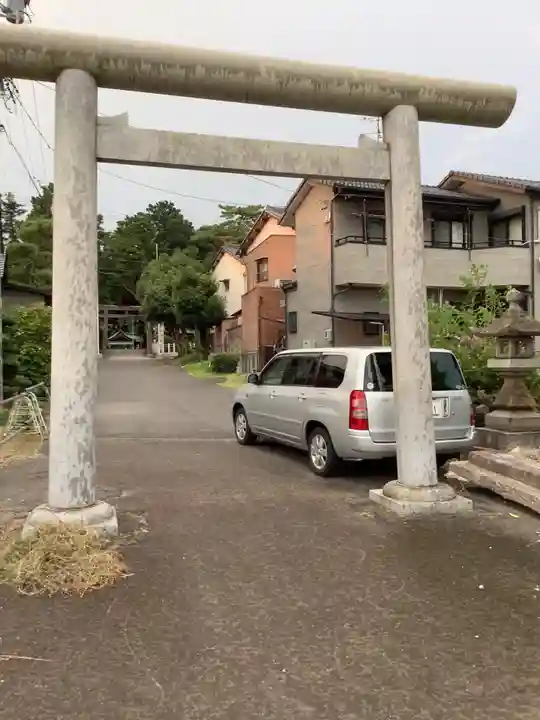 両社宮神社(宮町)の鳥居