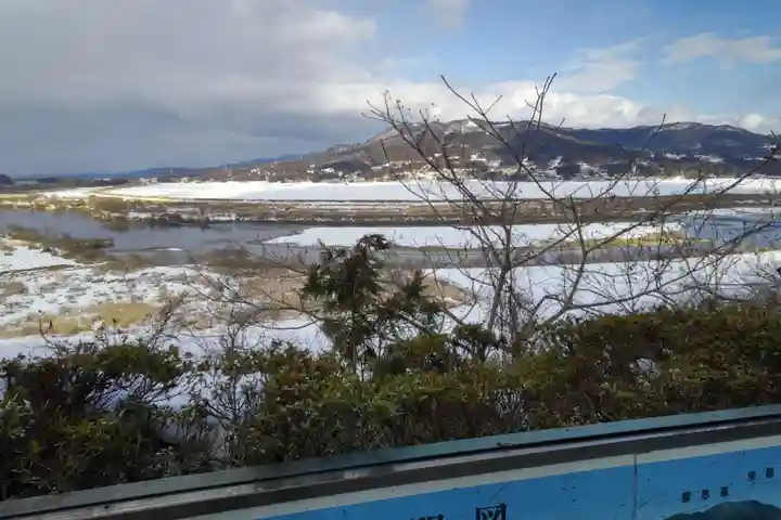 高館義経堂の景色
