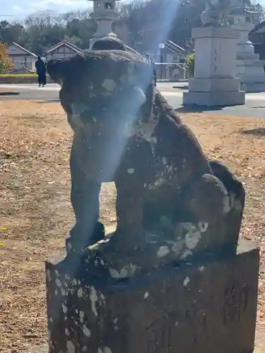 栗木御嶽神社の狛犬