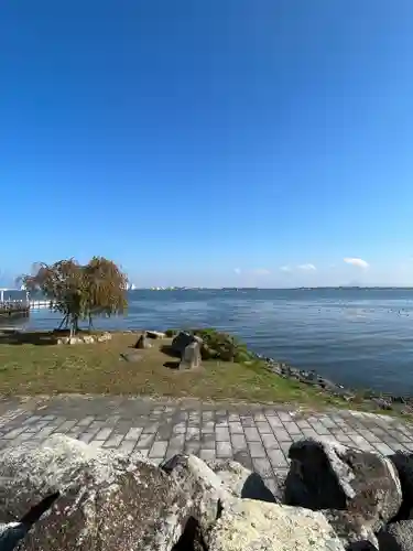 都久生須麻神社の景色